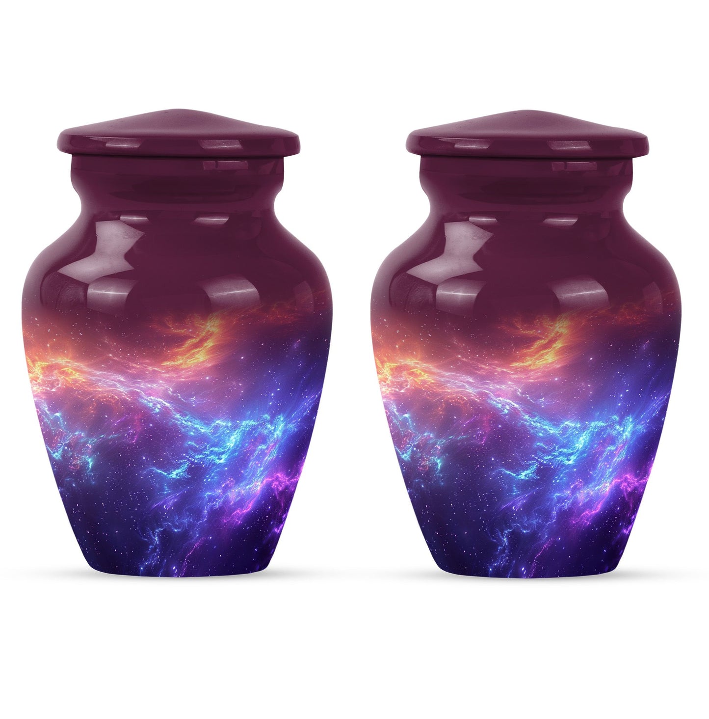 Nebula Galaxy Theme 3 Inch Keepsake Pack of 2