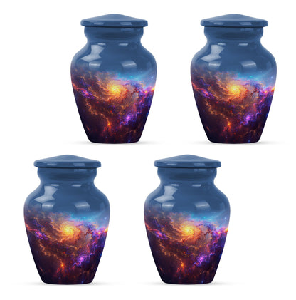 Nebula Galaxy Theme 3 Inch Keepsake Pack of 4