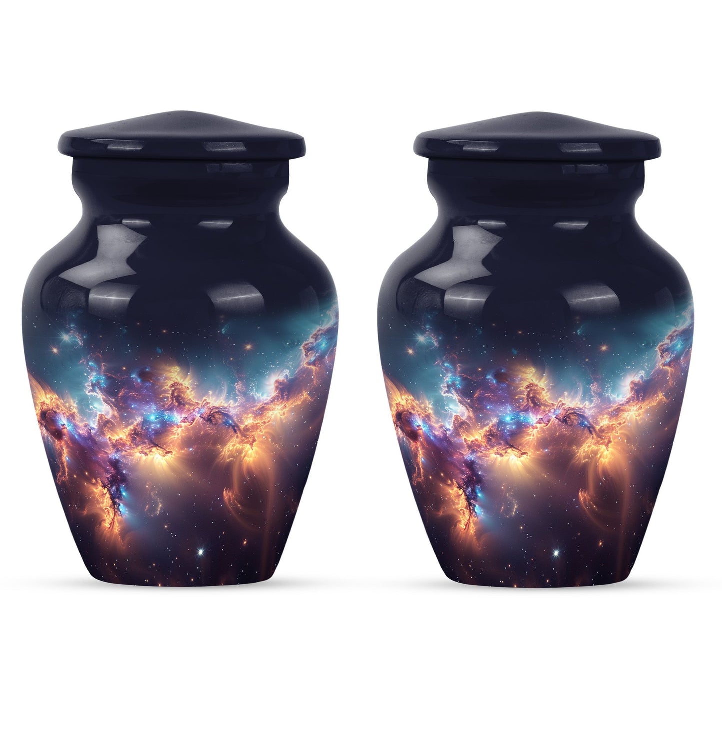 Nebula Galaxy Theme 3 Inch Keepsake Pack of 2