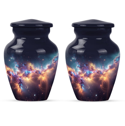 Nebula Galaxy Theme 3 Inch Keepsake Pack of 2