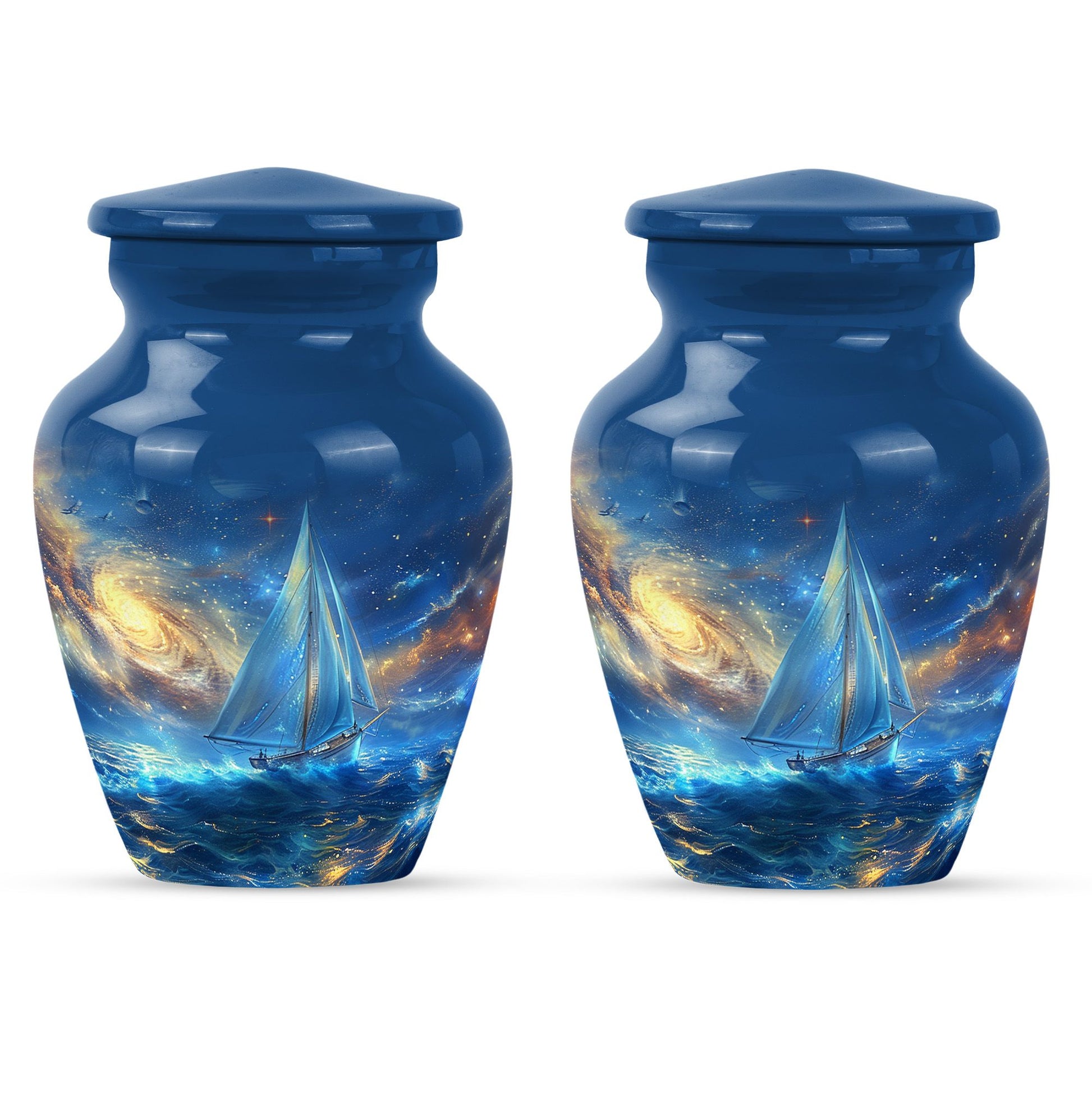 Sail Boat Theme 3 Inch Keepsake Pack of 2