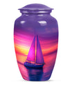 Sail Boat Theme Large Urn 10 Inch