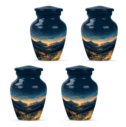 Starry Night Theme 3 Inch Keepsake Pack of 4