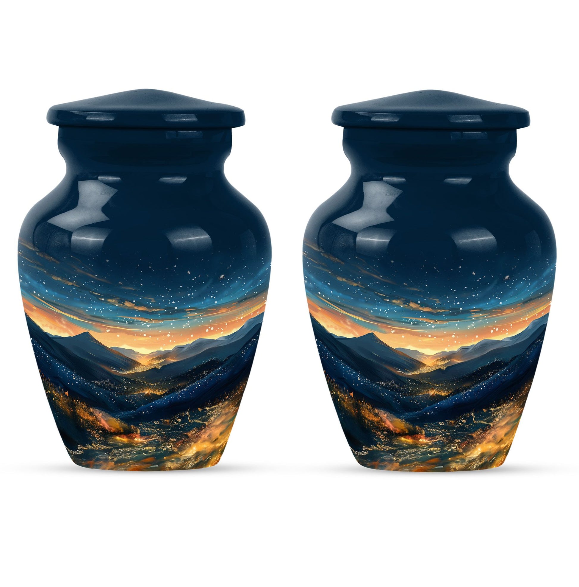 Starry Night Theme 3 Inch Keepsake Pack of 2