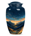 Starry Night Theme Large Urn 10 Inch