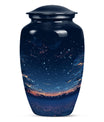Starry Night Theme Large Urn 10 Inch