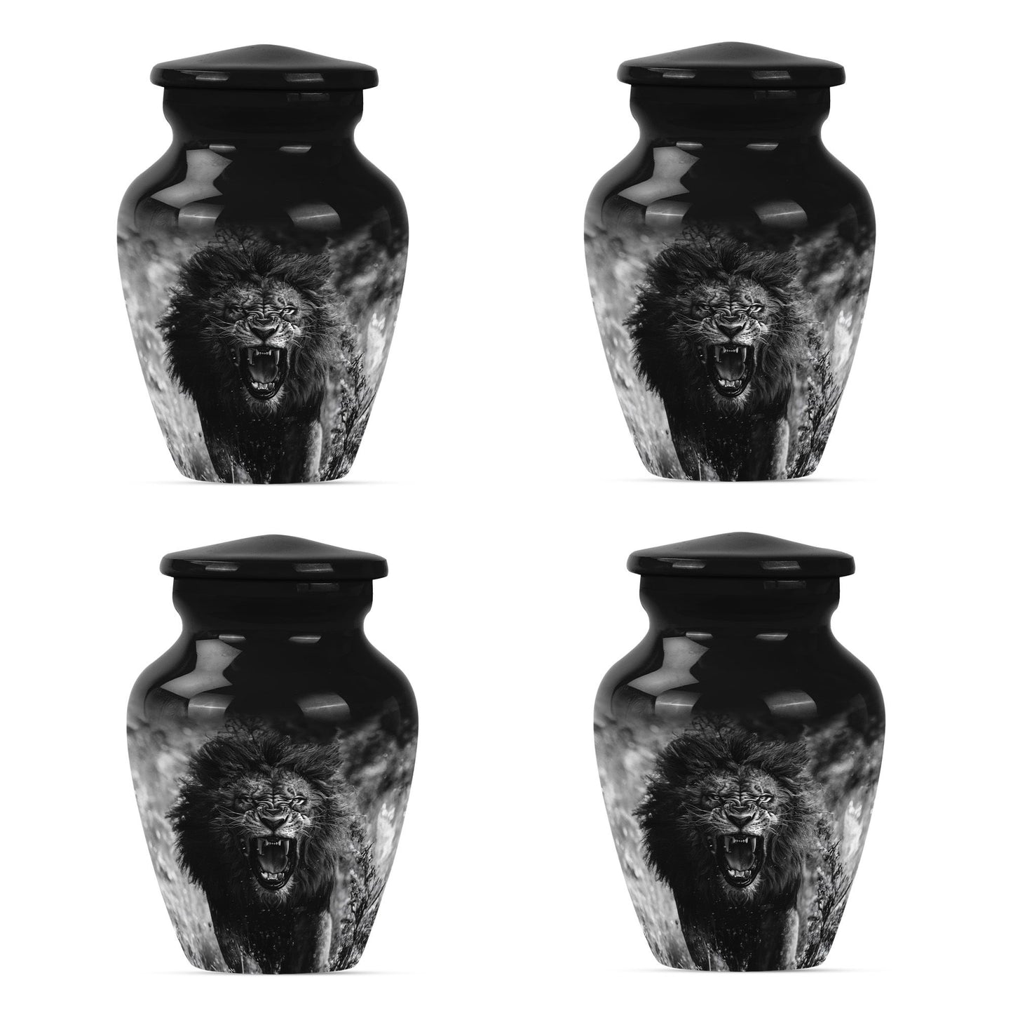 Lion Theme 3 Inch Keepsake Pack of 4