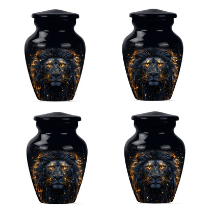 Lion Theme 3 Inch Keepsake Pack of 4