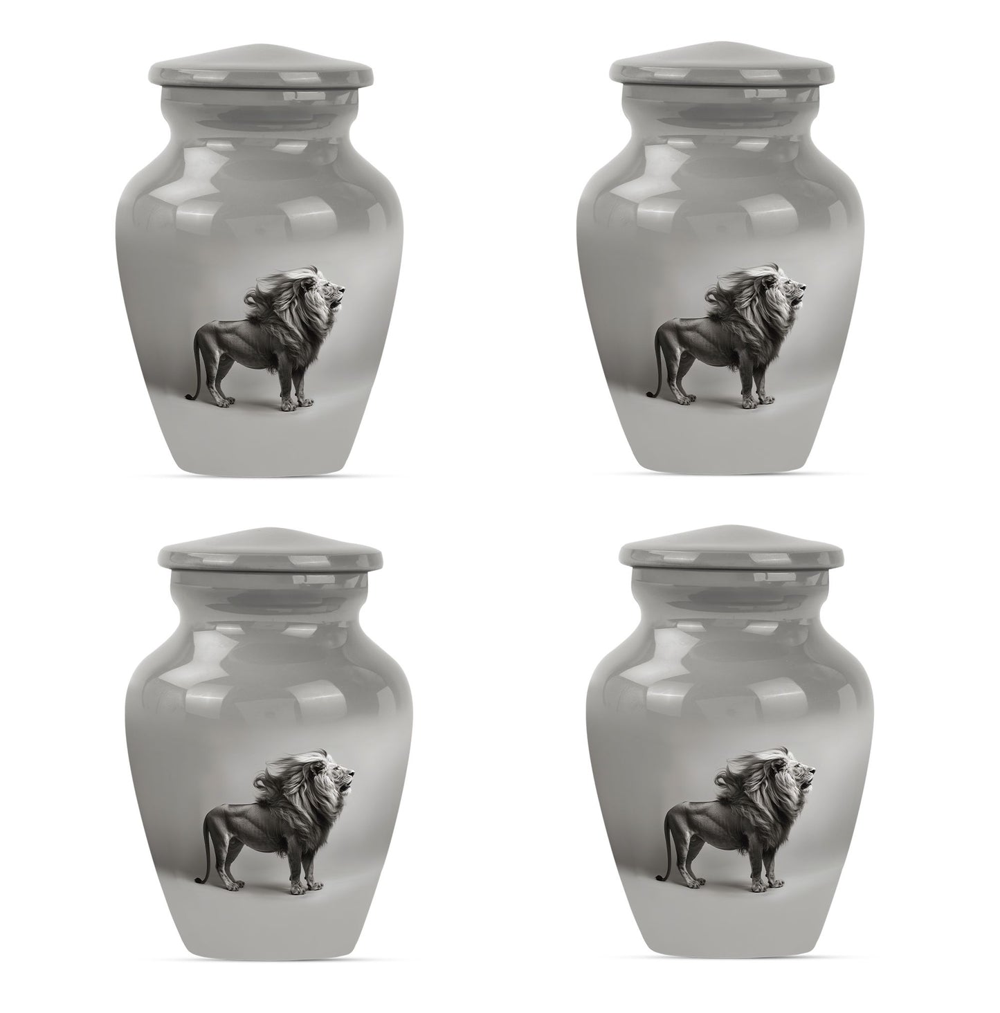 Lion Theme 3 Inch Keepsake Pack of 4