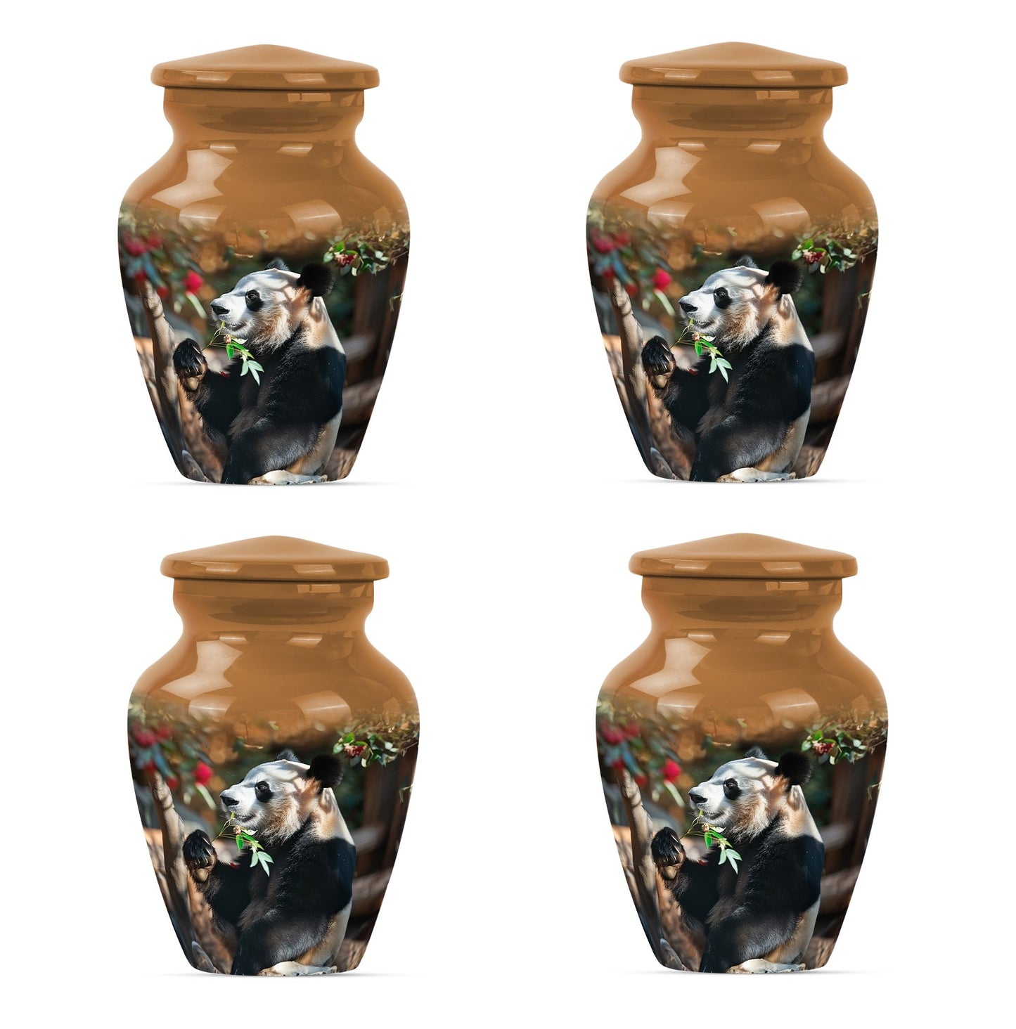 Panda Theme 3 Inch Keepsake Pack of 4