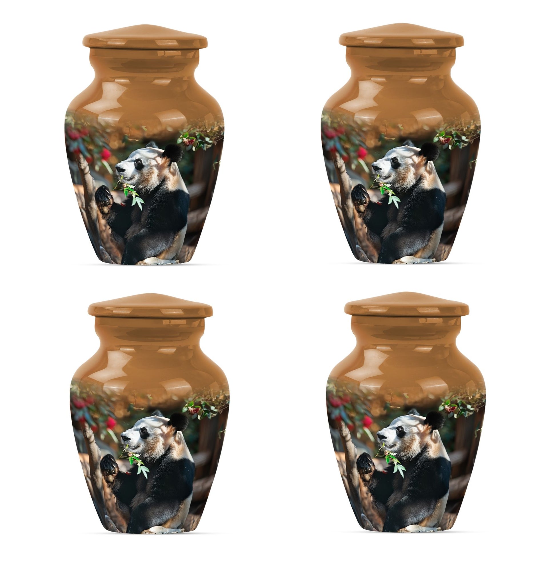 Panda Theme 3 Inch Keepsake Pack of 4