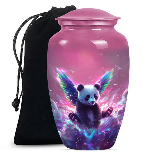 Panda Theme Large Urn 10 Inch