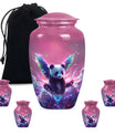 Panda Theme Large Urn With 4 Keepsake Urn