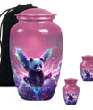Panda Theme Large Urn With 2 Keepsake Urn