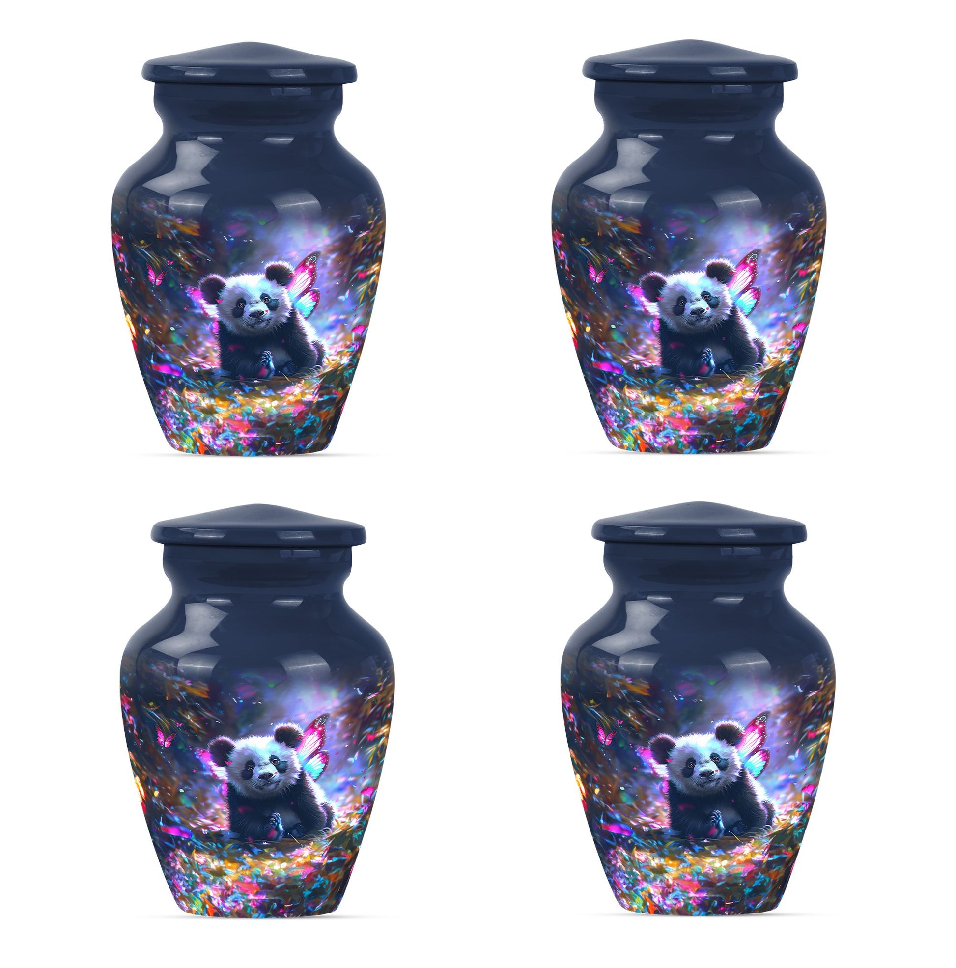 Panda Theme 3 Inch Keepsake Pack of 4
