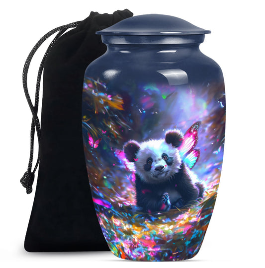 Panda Theme Large Urn 10 Inch