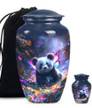 Panda Theme Large Urn With 1 Keepsake Urn