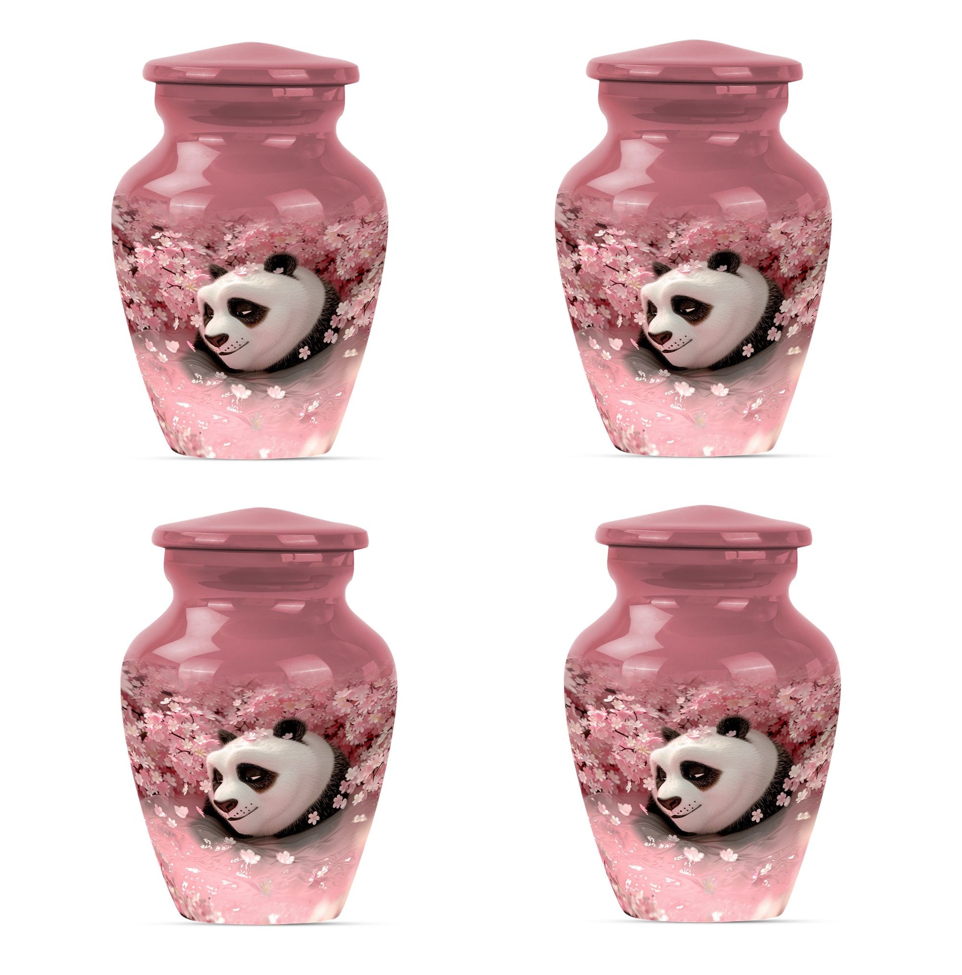 Panda Theme 3 Inch Keepsake Pack of 4