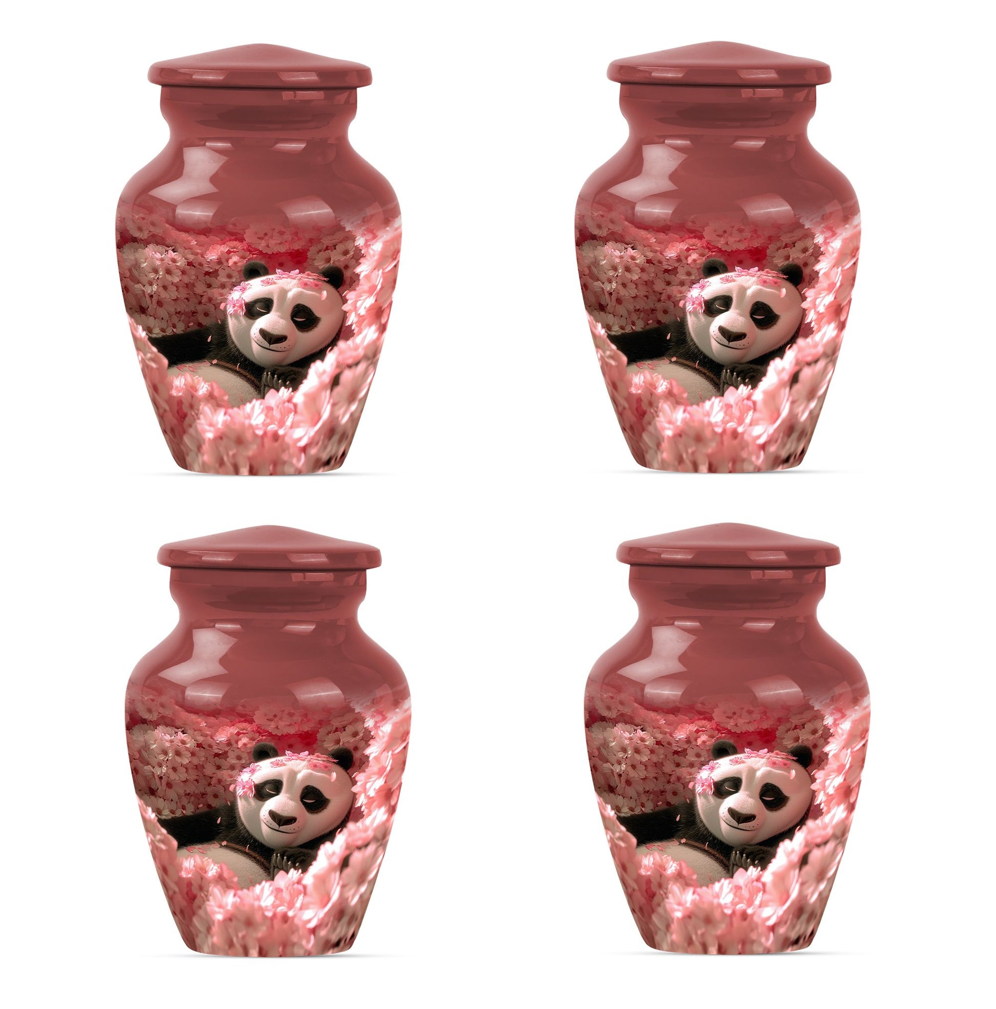 Panda Theme 3 Inch Keepsake Pack of 4