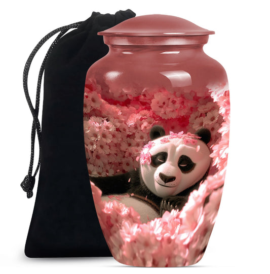 Panda Theme Large Urn 10 Inch
