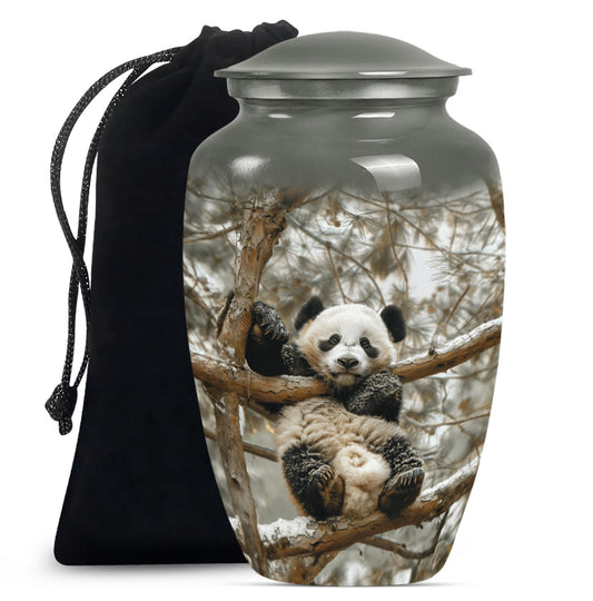 Panda Theme Large Urn 10 Inch