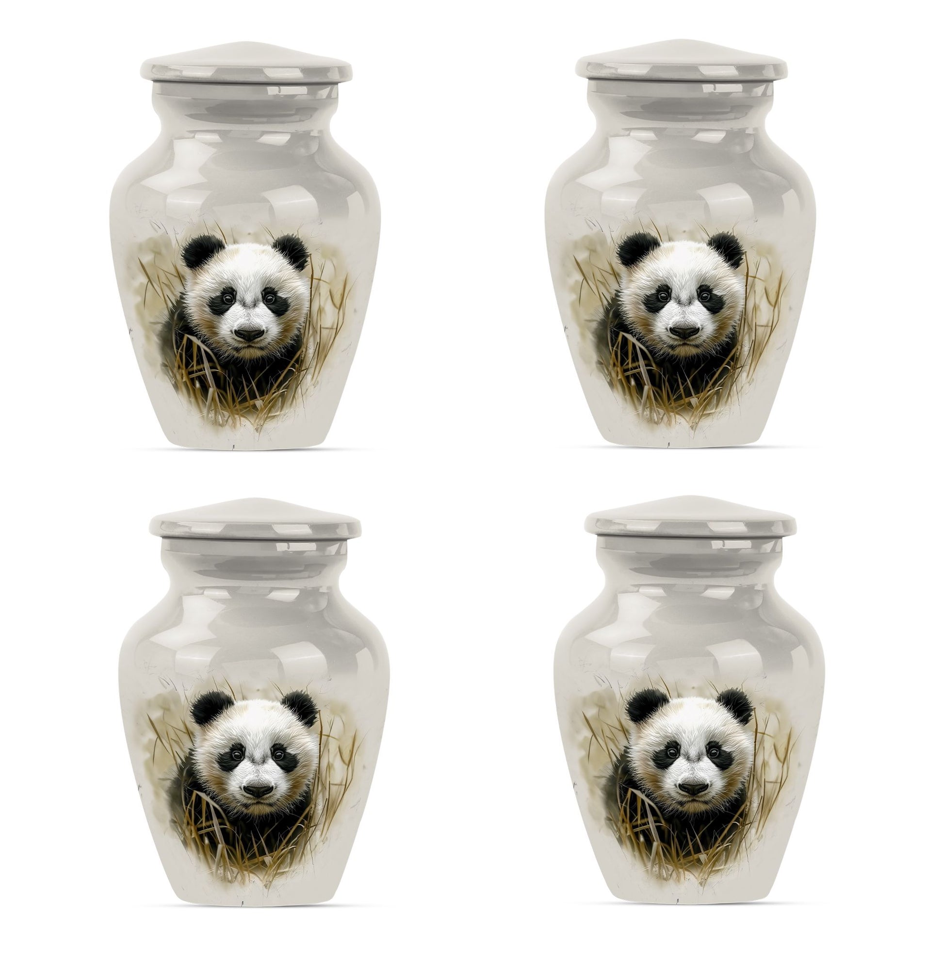 Panda Theme 3 Inch Keepsake Pack of 4