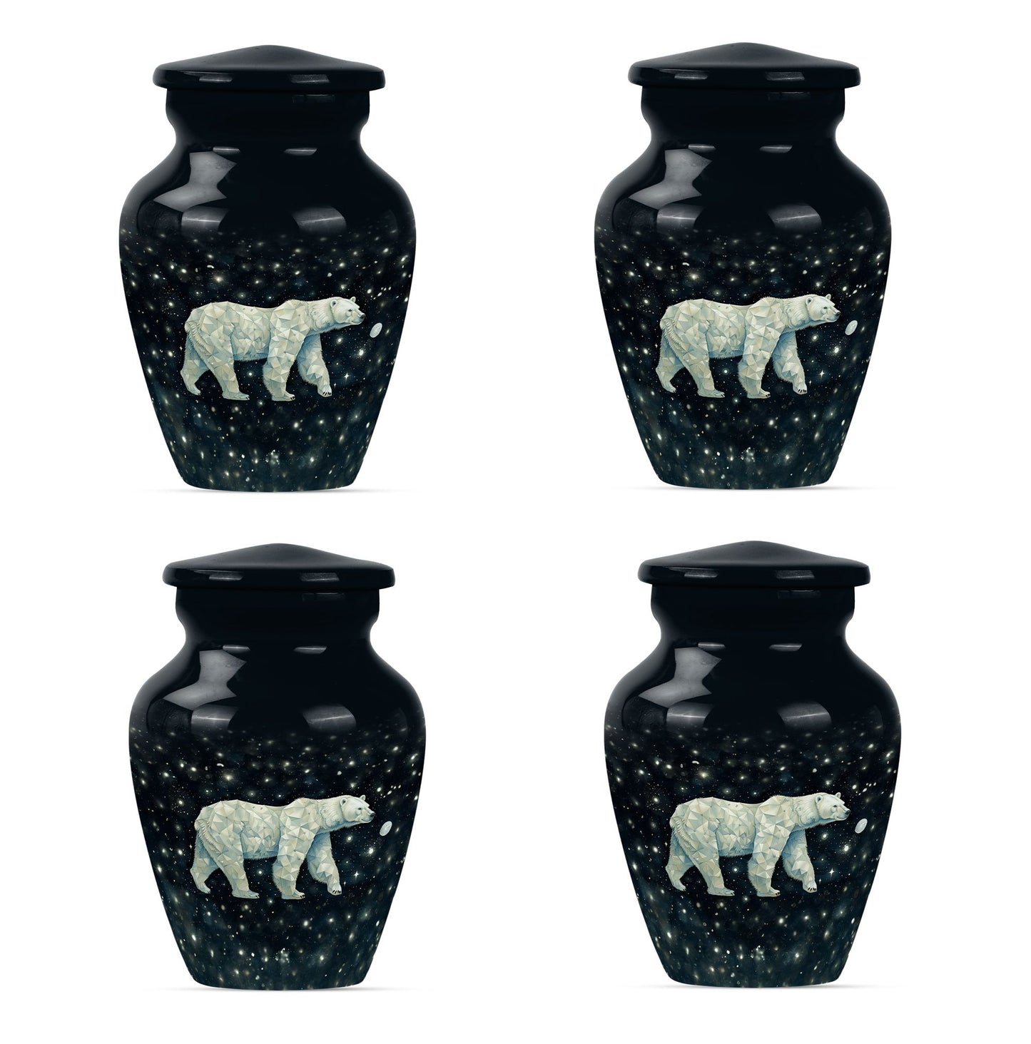 Polar Bear Theme 3 Inch Keepsake Pack of 4