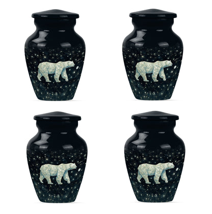 Polar Bear Theme 3 Inch Keepsake Pack of 4