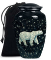 Polar Bear Theme Large Urn 10 Inch