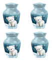 Polar Bear Theme 3 Inch Keepsake Pack of 4