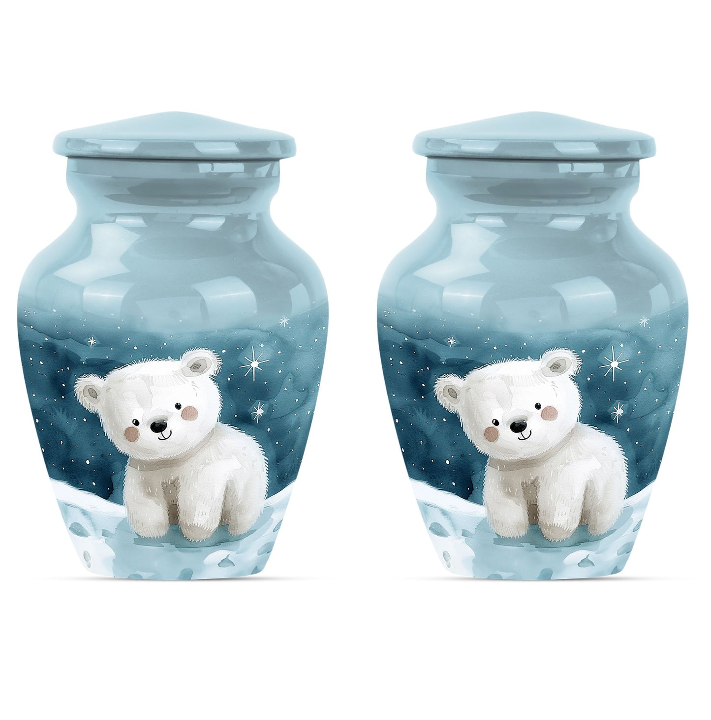 Polar Bear Theme 3 Inch Keepsake Pack of 2