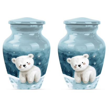 Polar Bear Theme 3 Inch Keepsake Pack of 2