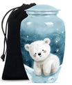 Polar Bear Theme Large Urn 10 Inch