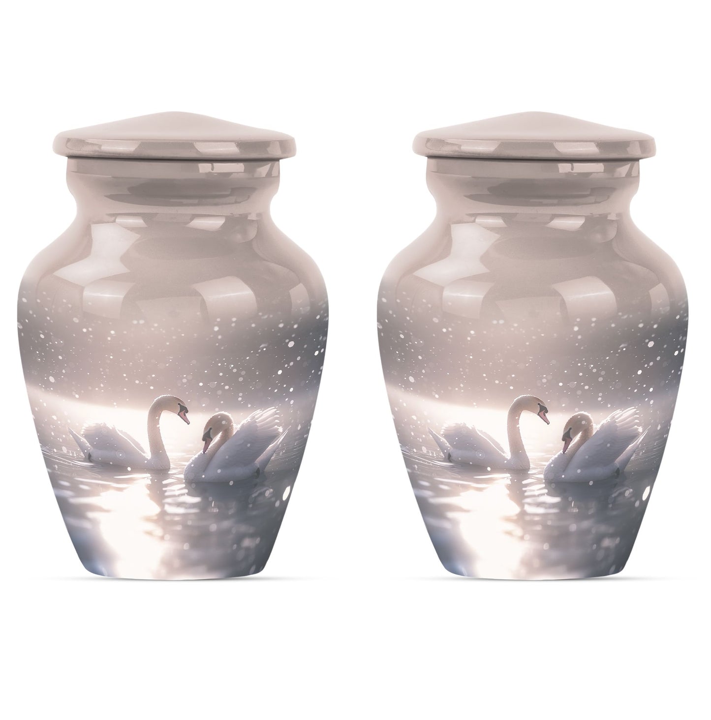 Swan Theme 3 Inch Keepsake Pack of 2