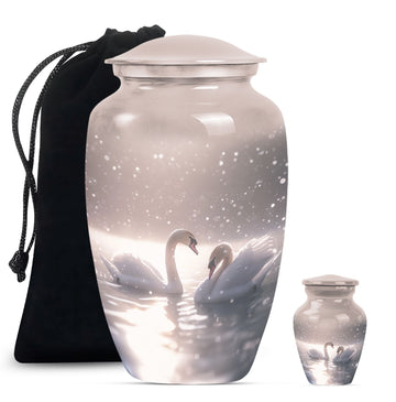 Large Urn With 1 Keepsake Urn