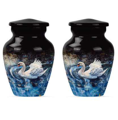 Swan Theme 3 Inch Keepsake Pack of 2