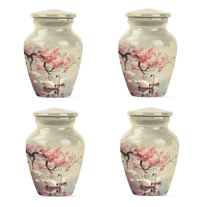 Swan Theme 3 Inch Keepsake Pack of 4