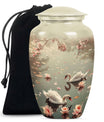 Swan Theme Large Urn 10 Inch