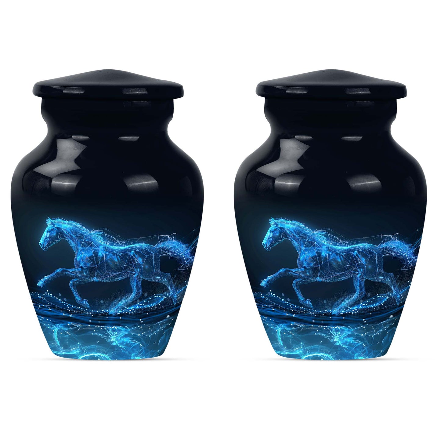 Runing Horse Theme 3 Inch Keepsake Pack of 2