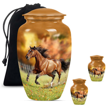 Large Urn With 2 Keepsake Urn