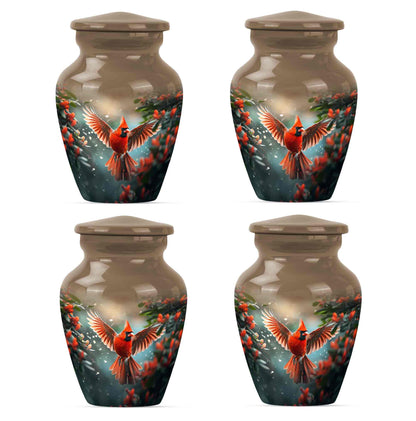 Cardinal Theme 3 Inch Keepsake Pack of 4