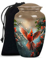 Cardinal Theme Large Urn 10 Inch