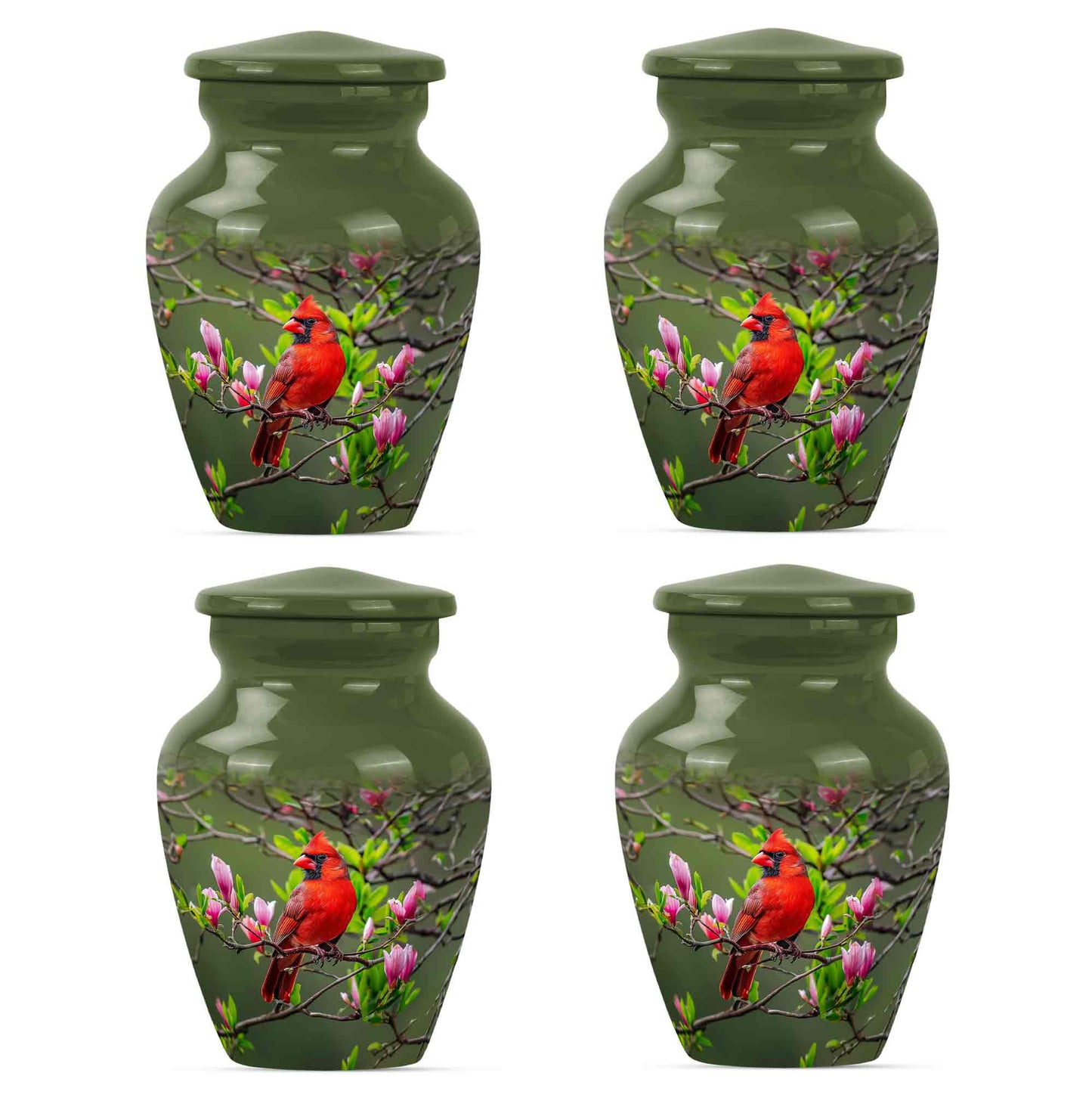 Cardinal Theme 3 Inch Keepsake Pack of 4