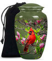 Cardinal Theme Large Urn 10 Inch