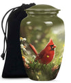 Cardinal Theme Large Urn 10 Inch