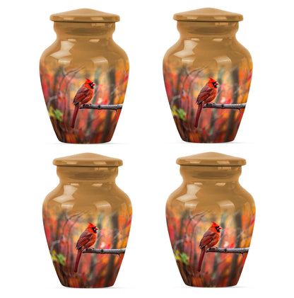 Cardinal Theme 3 Inch Keepsake Pack of 4