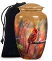 Cardinal Theme Large Urn 10 Inch
