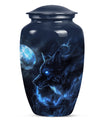 Wolf Theme Large Urn 10 Inch