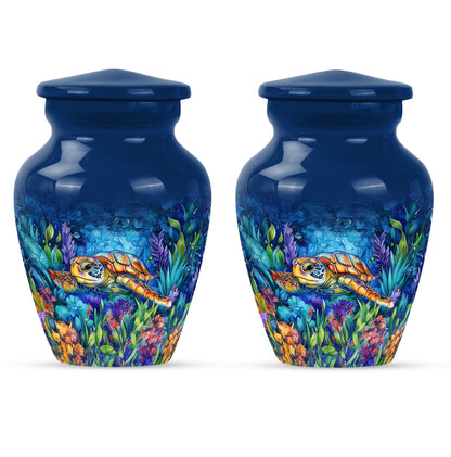 Turtle Theme 3 Inch Keepsake Pack of 2