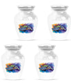 Turtle Theme 3 Inch Keepsake Pack of 4
